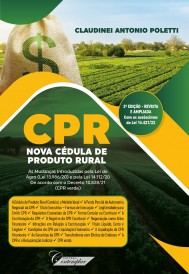 CPR - NOVA CÉDULA DE PRODUTO RURAL - 2ª edição